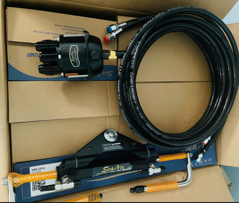 Bộ Lái Thuỷ Lực Cano China SEAAN cho máy gắn ngoài từ 30-100HP