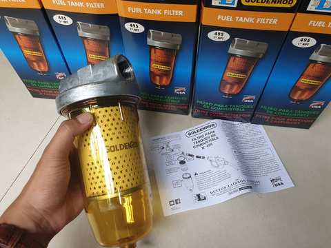 Lọc Tách Cặn Nước Cho Bồn Dầu Diesel 4000 Lít/Giờ – Goldenrod USA Chính Hãng, Dùng Cho Hệ Thống Nhiên Liệu Lưu Lượng Lớn