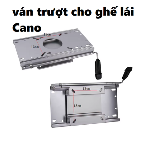 Ván Trượt Nhôm Cho Chân Ghế Tàu Cano – Ray Trượt Đế Ghế Hợp Kim Nhôm Dày, Xoay & Trượt Linh Hoạt