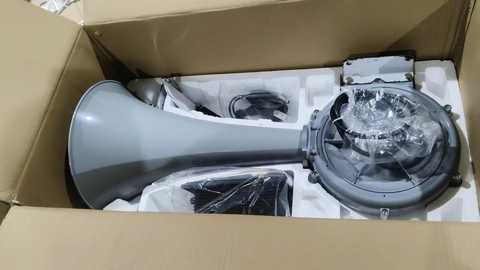 Còi tàu thủy DZ-300W, Điện Áp 24v-300W, Kèn Điện Âm Thanh Siêu To 130dB, Cho Xà Lan Tàu Thuyền Lớn