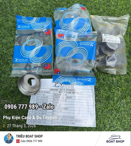 Bộ bơm nước canô YA 40Hp.X, 66T-W0078-00-W/H
