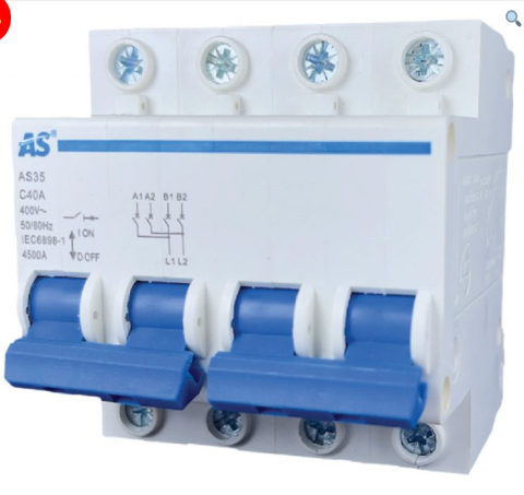 CẦU DAO ĐẢO CHIỀU AS35 2 PHA/3 PHA MCCB-2P