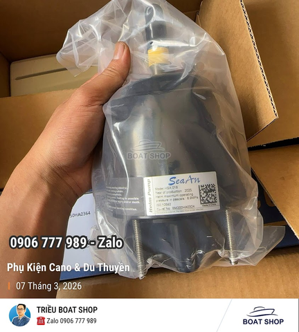 Bơm Lái Thủy Lực - Bót Lái Thủy Lực SEAAN HSA018 cho tàu cano 150HP, Dung tích 18cc