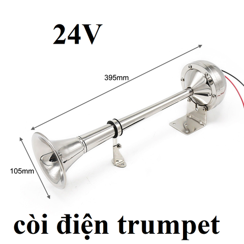 Kèn Còi Điện 24V , Inox 304 , SF39003-24, Điện 24V