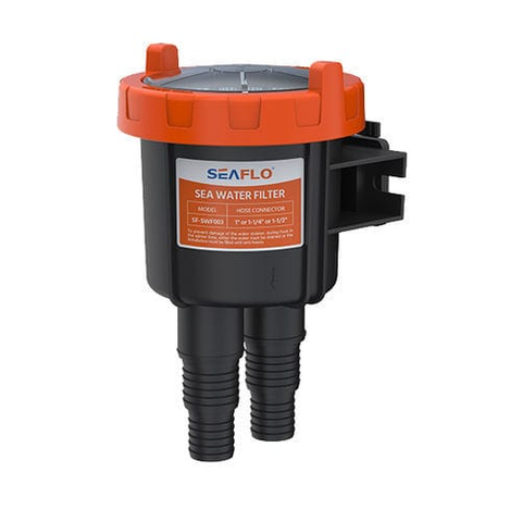 Lọc rác nước (Loại Lớn), mã: SF-SWF003, chất liệu nhựa, Phi D1: 25.4mm, 91L/p, Phi D2 31.8mm, 143L/p, Phi D3 38.1mm 200L/p, hiệu Seaflo, hàng mới 100%