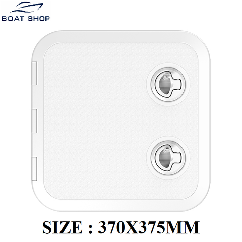 Cửa hầm bằng nhựa ABS, mã: SFRE1-370-375-02, hình vuông, kích thước ngoài (370x375)mm, (trong 293x291)mm, hàng mới 100%