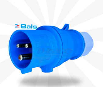 Phích Cắm Điện BALS tiêu chuẩn IP67, PHÍCH CẮM IP44 – 3P – 16A/230VAC, 2126 Bals