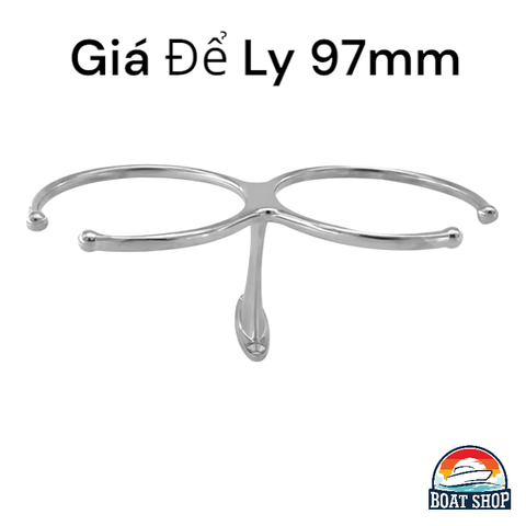 Giá Để Ly Cốc,  Chất Liệu Inox 316, Kích Thước 215mm, phi 97mm, Mã S21203