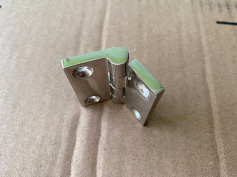 Bản Lề Hình Vuông Kích Thước 50x50mm, Dày 5mm , Chất Liệu inox 316