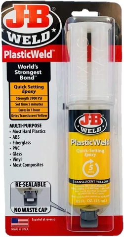 J-B Weld 50132 Keo Dán Epoxy PlasticWeld Quick dung tích- 25 ml