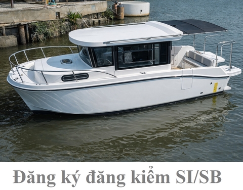 Tàu Câu FISH HUNTER 775 – Cano Composite Gắn Máy Ngoài 200HP, Chuẩn Đăng Kiểm SI/SB Cho Dân Câu Chuyên Nghiệp