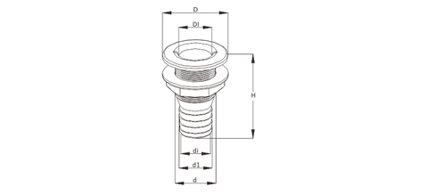 28.5mm Ống Lù Nhựa, Đường Kính 28.5mm ~ 1-1/8 inch, Màu Trắng,