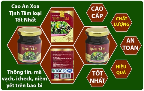 Cao An Xoa quảng trị cao cấp 100%  nguyên chất (hộp 100gr)