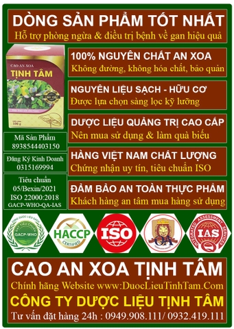 Cao An Xoa quảng trị cao cấp 100%  nguyên chất (hộp 100gr)