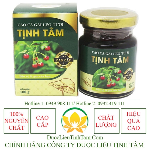 Cao Cà Gai Leo quảng trị cao cấp 100% nguyên chất (hộp 100gr)