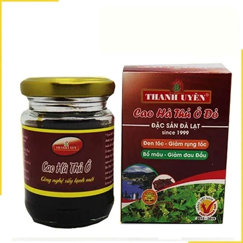 Cao Hà Thủ Ô Đỏ cao cấp 100gr làm xanh tóc đỏ da