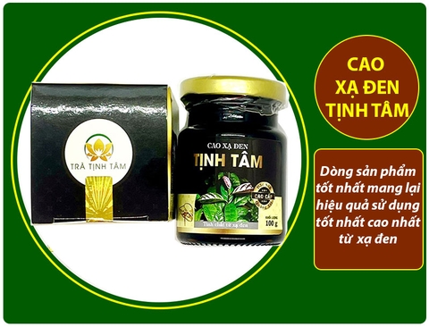 Cao Xạ Đen Tịnh Tâm Cao Cấp (Hộp 100gr)