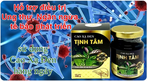 Cao Xạ Đen Tịnh Tâm Cao Cấp (Hộp 100gr)