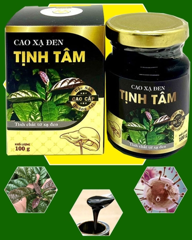 Cao Xạ Đen Tịnh Tâm Cao Cấp (Hộp 100gr)