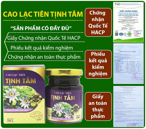 Cao Lạc Tiên quảng trị cao cấp 100% nguyên chất ( hộp 100gr )