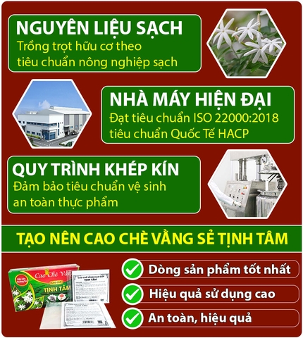 Cao Chè Vằng Sẻ Quảng Trị  cao cấp 500gr
