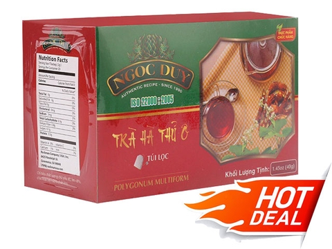 Trà Hà Thủ Ô (hộp 20 túi lọc)