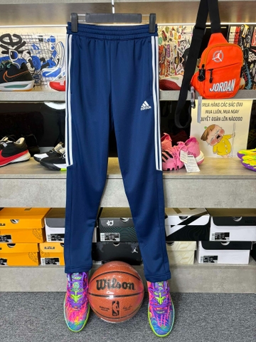 Quần Adidas Tiro Jogger Training Full Zip 3 Sọc QDA-080 - Hàng Chính Hãng