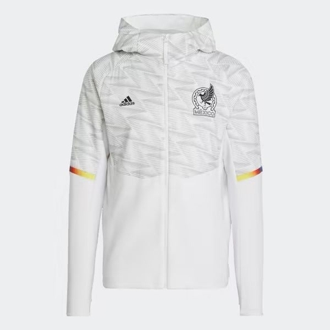 Áo Khoác Thu Đông Adidas Mexico 22/23 Game Day Travel World Cup 'White' IC4450 - Hàng Chính Hãng