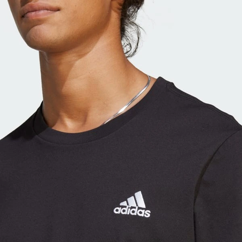 Áo Thể Thao Hè Adidas Single Jersey Essentials ''Black'' IC9282 – Hàng Chính Hãng
