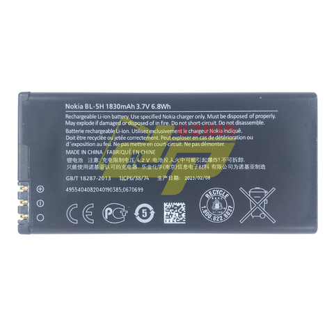 Pin Nokia Lumia 630 / BL-5H  (Zin cty)