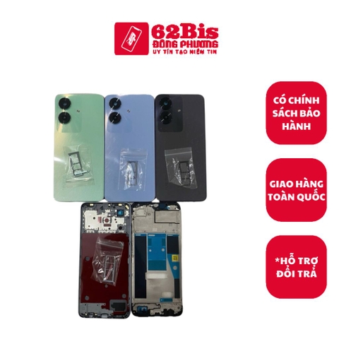 Vỏ Oppo Realme Note 60 / Realme C61 ( Bản 2 Mắt Cam) bộ full có sườn ( Zin)