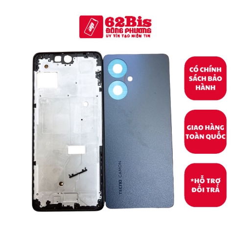 Vỏ Tecno Camon 19 / Camon19 Bộ Có Sườn (Zin máy)