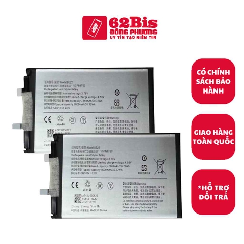Pin Vivo BB22 / iQOO Z10 Turbo+ / Vivo iQOO Z10 Turbo Plus (Zin Máy)