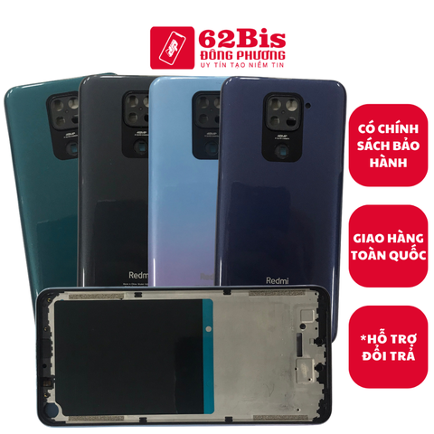 Vỏ Xiaomi Redmi Note 9 / Redmi 10X 4G Full bộ có sườn (Zin)