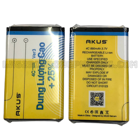 Pin Nokia 4C dung lương cao (AKUS)