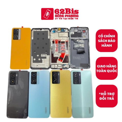 Vỏ Oppo A57 4G 2022 / A77 / A77s Full bộ có sườn (Zin máy)