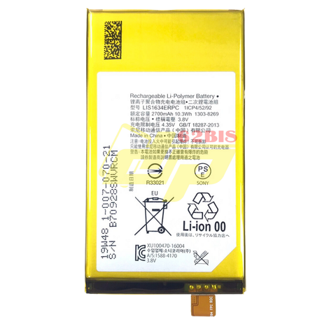Pin Sony XA Ultra / Z5 Compact / C6 / Z5 mini (LIS1594ERPC / 2700mAh)  (Zin cty)