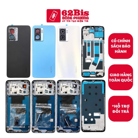 Vỏ oppo A77 5G / A57 5G Full bộ có sườn (Zin máy)