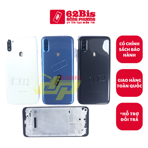 Vỏ Samsung A11 Full bộ có sườn (Zin)