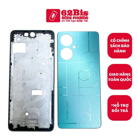 Vỏ Tecno Camon 19 / Camon19 Bộ Có Sườn (Zin máy)
