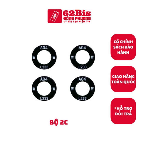 Kính Camera Sau Samsung A04 - Bộ 2C