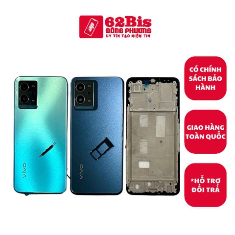 Vỏ Vivo Y55S 5G / Y33S 5G / Y52T Full Bộ có Sườn (Zin Máy)