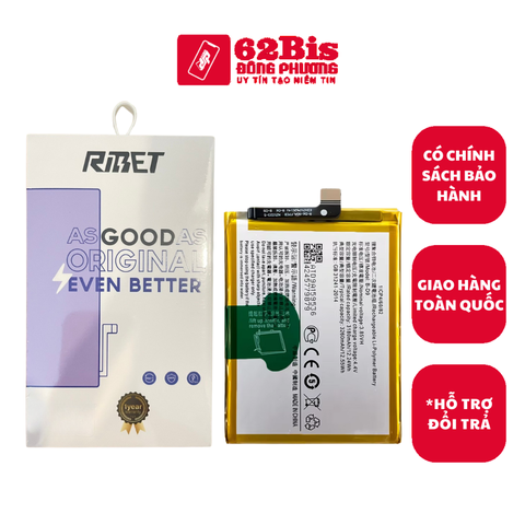 Pin Vivo V9/ Y85 / Z1 / Z3x / B-D9 / 3180 - 3260mAh (Zin Cty)