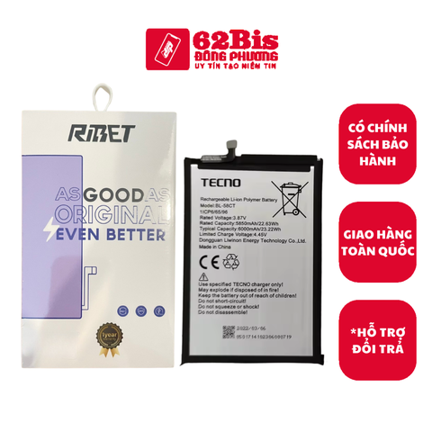 Pin Tecno Spark 7 / Spark 7T / BL-58CT ( Zin Cty)