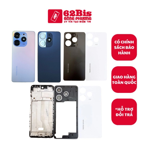Vỏ Tecno Spark 10 Pro / Spark10 pro Bộ Có Sườn (Zin máy)