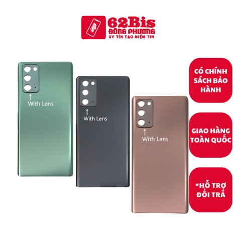 Vỏ / Lưng sau Samsung Note 20 / Note20 + Lens Camera (Zin)