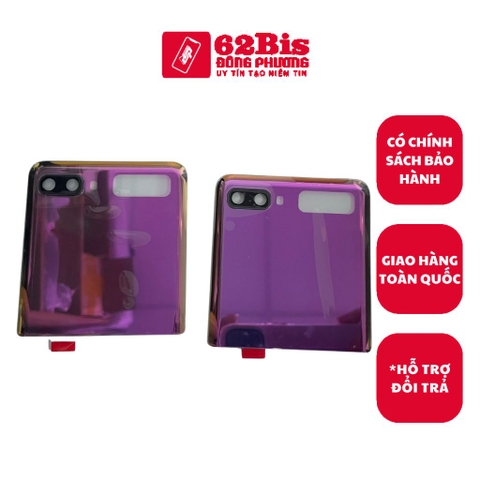 Vỏ / Lưng trên Samsung Z Flip  / Zflip + Lens Camera (Zin)