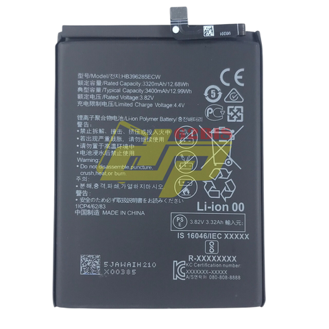 Pin Huawei HB396285ECW / P20 / Honor 10 / Honor 10 Lite - 3400 mAh (Zin cty)