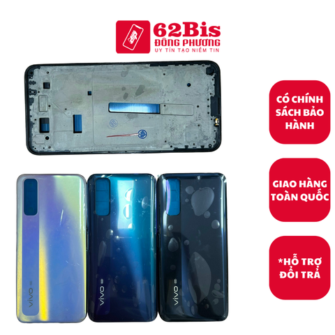 Vỏ Vivo Y70 / Y51S / Y70s / Y70t full bộ có sườn (Zin Máy)
