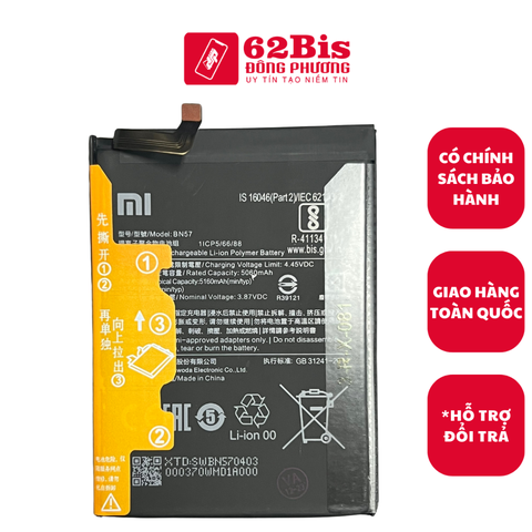 Pin Xiaomi BN57 / Poco X3 / Poco X3 Pro (Zin)